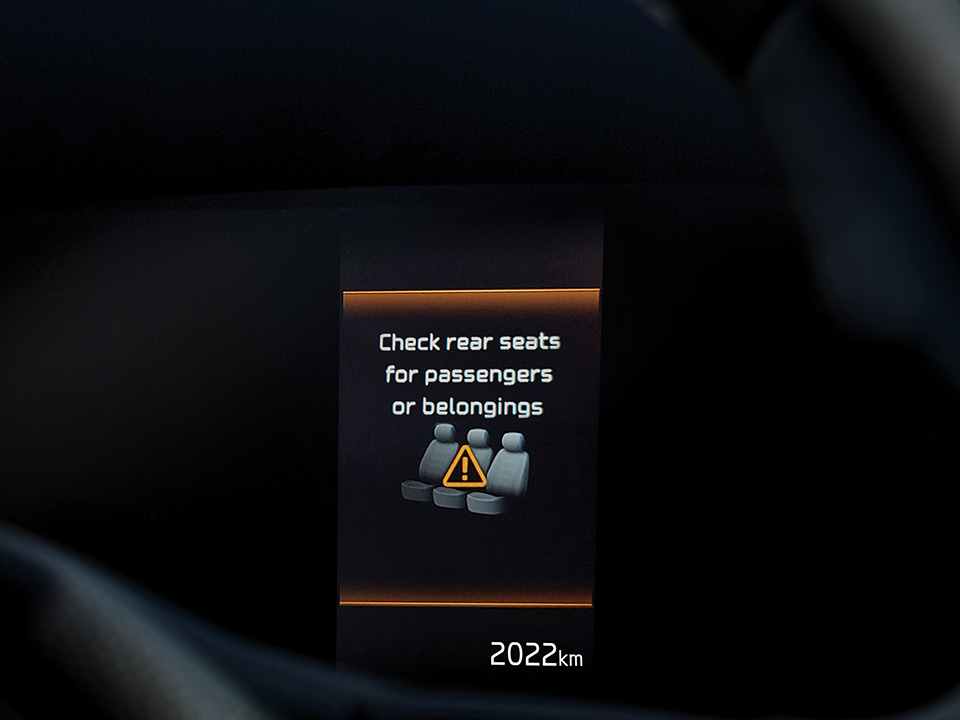 Rear Occupant Alert (ROA)